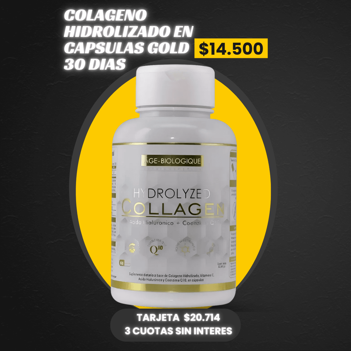 COLAGENO CAPSULAS GOLD NUTRITION