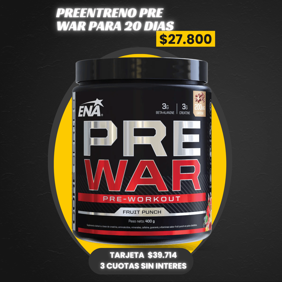 PRE ENTRENO ENA 400GR