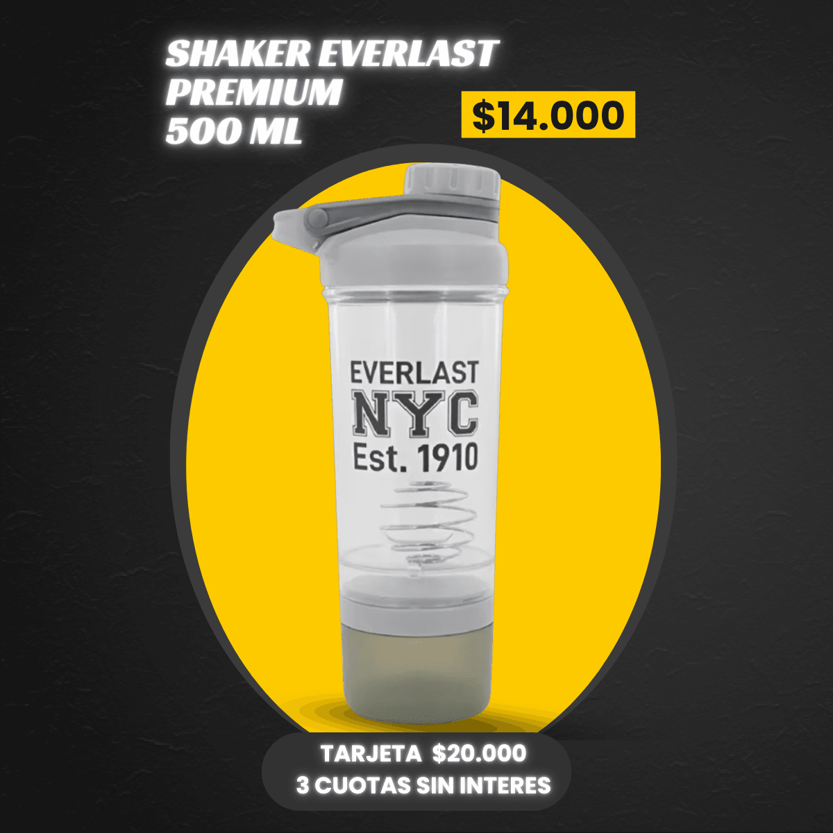 SHAKER EVERLAST 500ML
