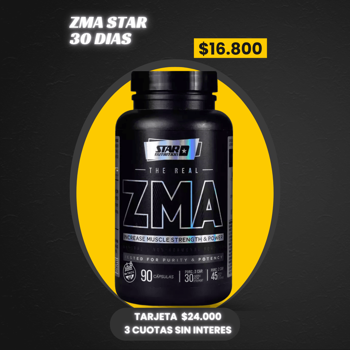 ZMA STAR 90 CAPSULAS