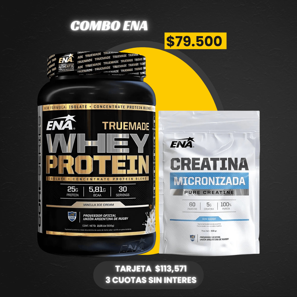 COMBO PROTEINA + CREATINA ENA