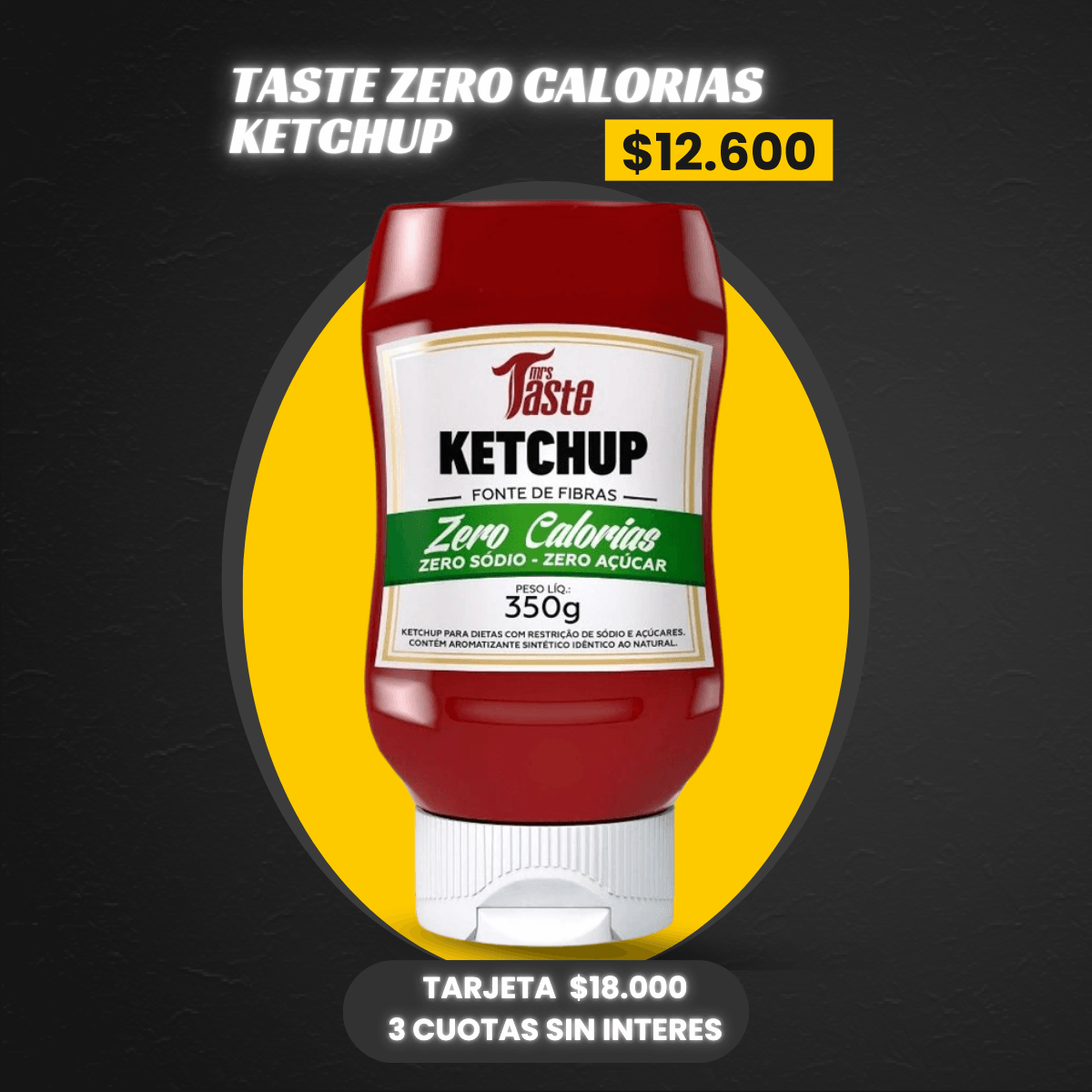 KETCHUP ZERO AZUCAR
