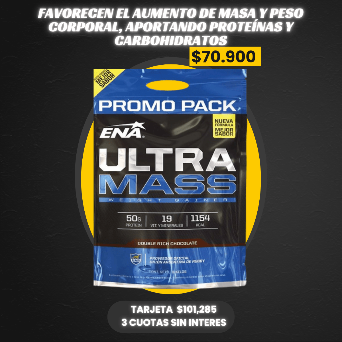 GANADOR DE PESO ENA 3KG